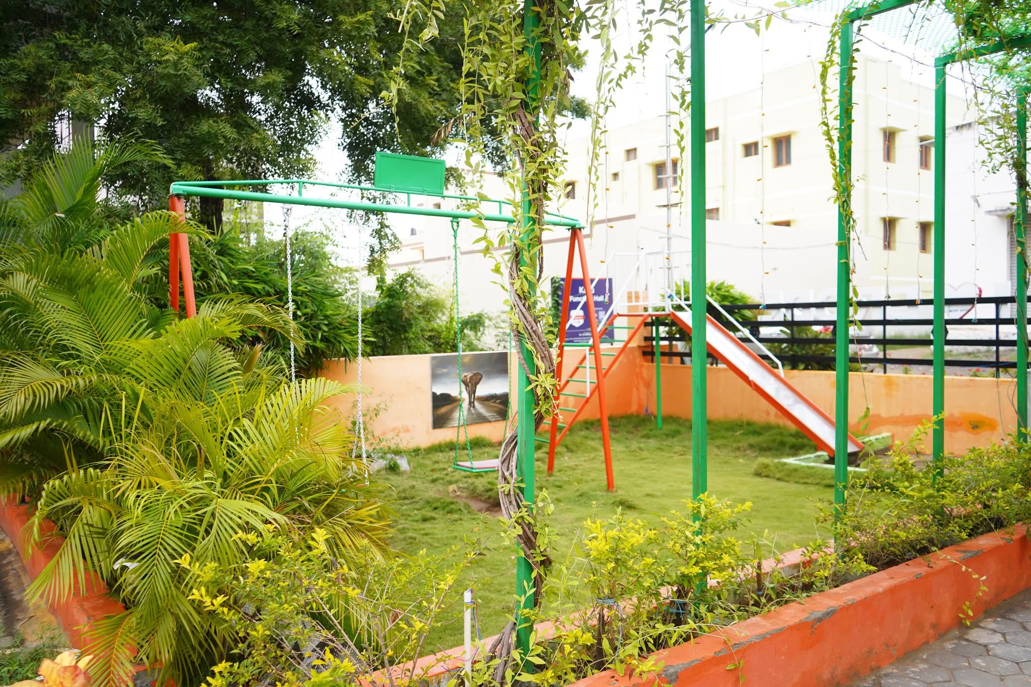 Garden playground area
